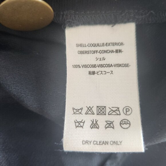 Free People Black Double-Breasted Blazer Dress With Gold Buttons - Size S - Picture 8 of 8